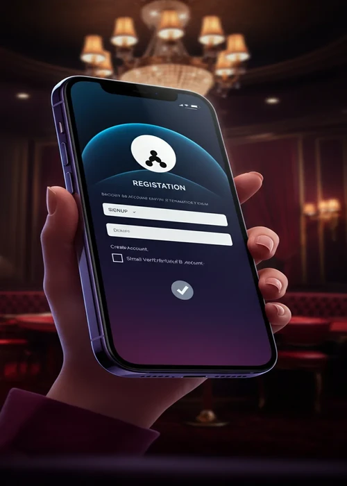Page création compte Instant Casino avec vérification email